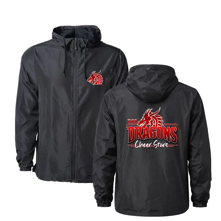 Dragons Cheer Stars Regenjacke (Black/Black)