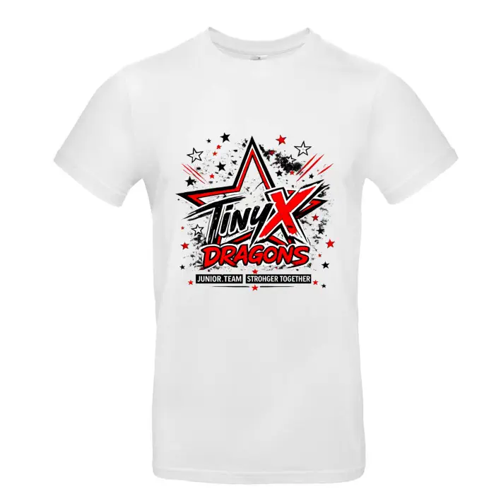 Dragons Cheer Stars Tiny X Shirt (White)