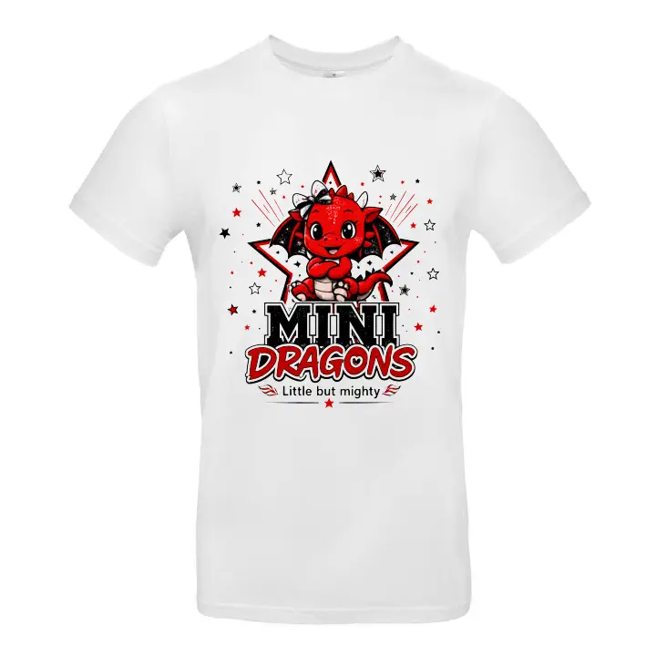 Dragons Cheer Stars Mini Dragons Shirt (White)