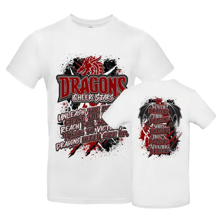 Dragons Cheer Stars Shirt V2 (White)