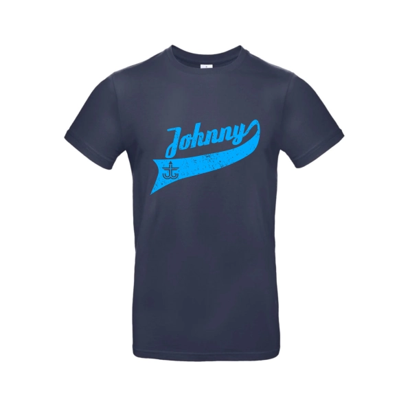 Johnny Tshirt Schwarz / Navy