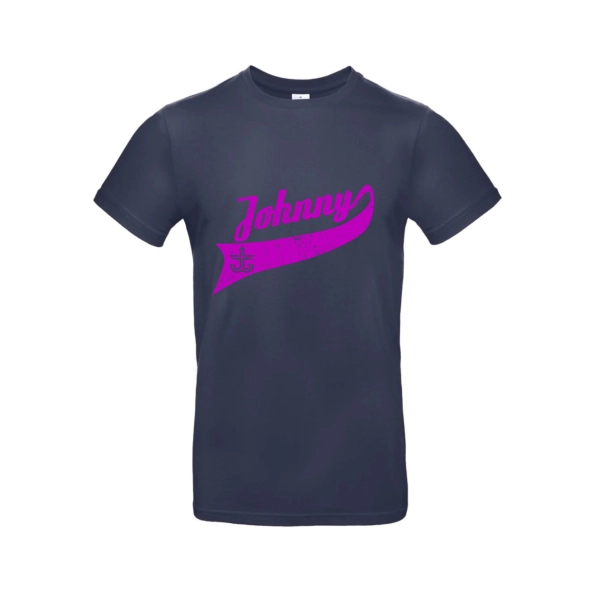Johnny Tshirt Schwarz / Navy