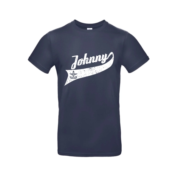 Johnny Tshirt Schwarz / Navy