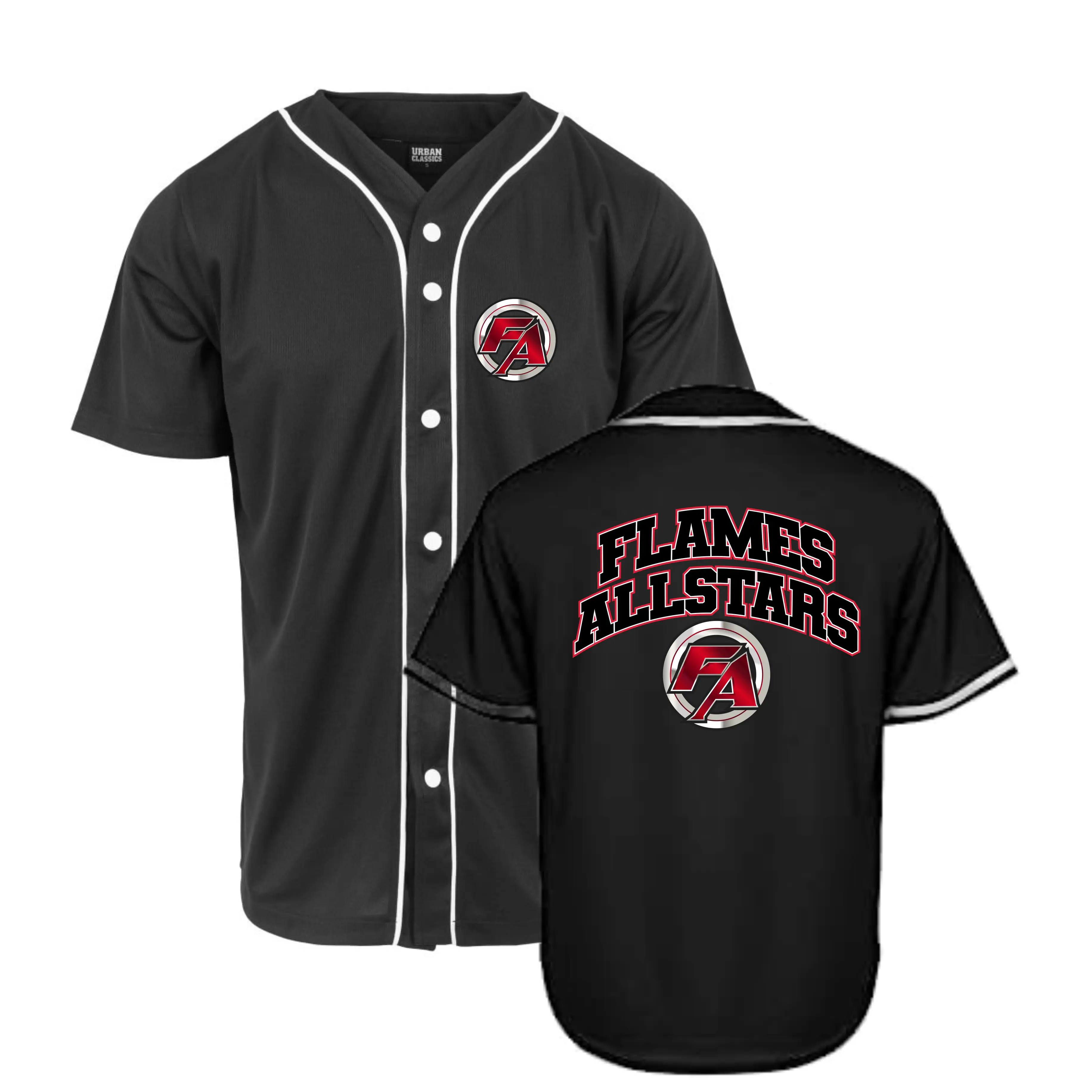 Flames Allstars Jersey (Black/White)