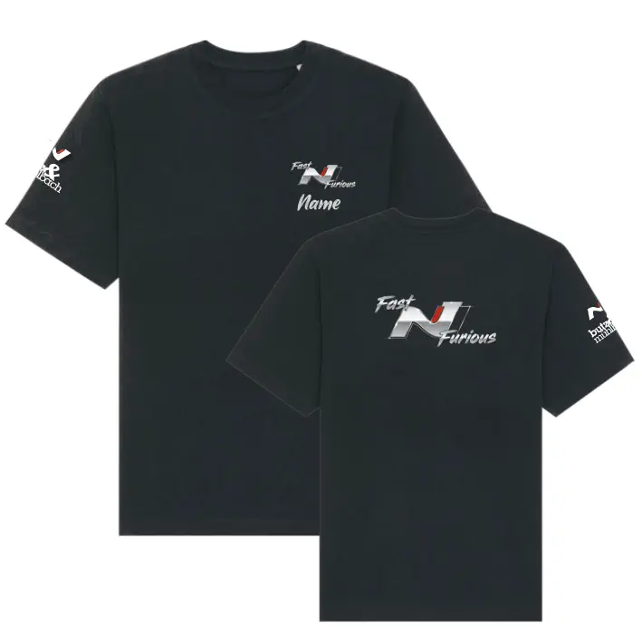 Fast 'N' Furious Oversized Shirt (Black)