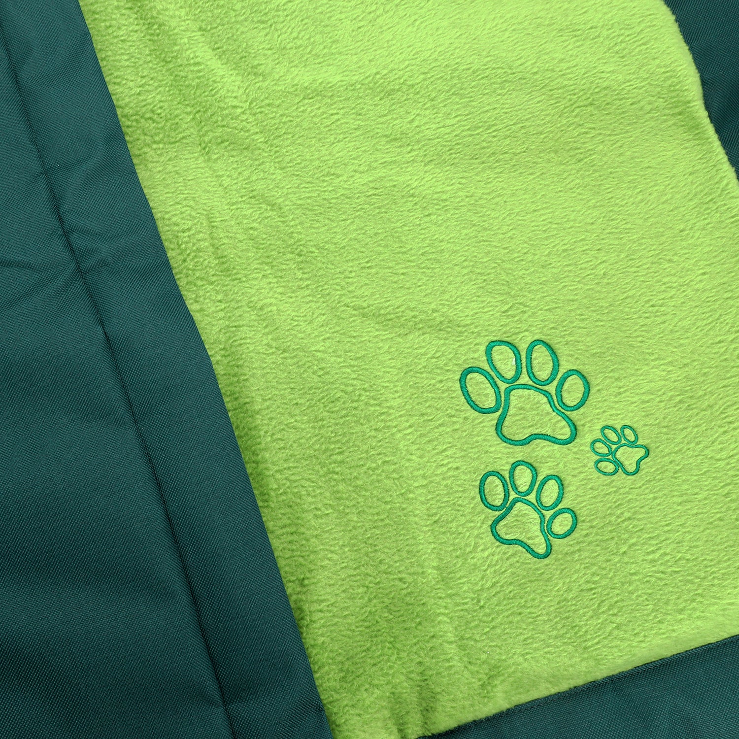 Faltbare Hundedecke grün/lindgrün in verschiedenen Größen