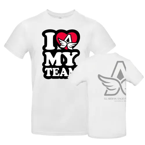 Guardian Angels “I ♥ MY TEAM”-Shirt (White)