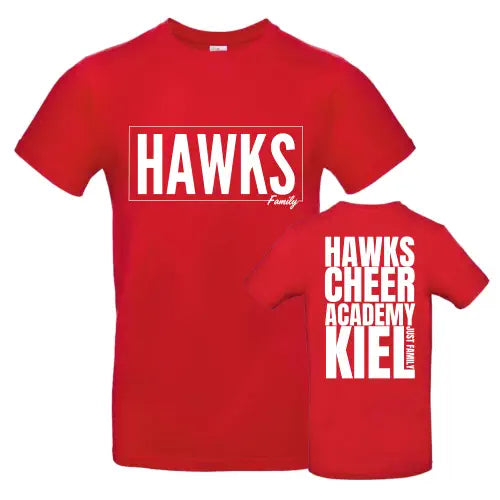 Hawks Cheer Academy T-Shirt (Red)