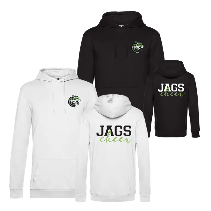 Jags Cheerleader Hoodie (Deep Black/White)