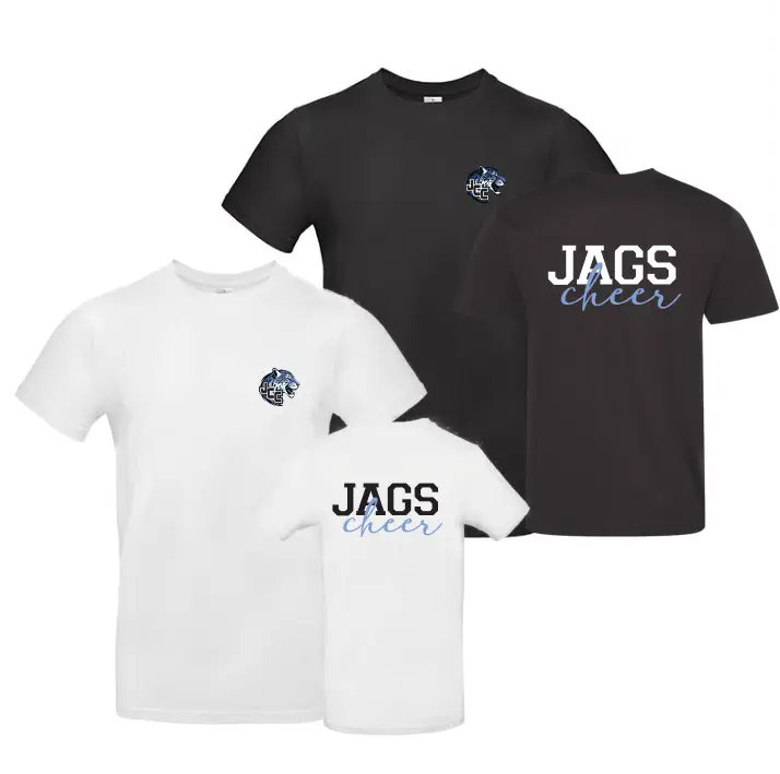 Jags Cheerleader Shirt (Black/White)