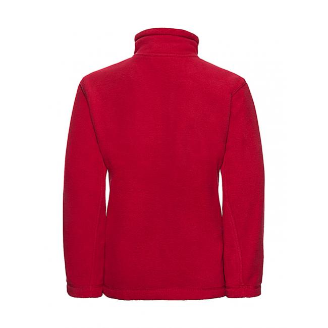 KIDS Full Zip Outdoor Fleece & KK Funken Rot-Weiß