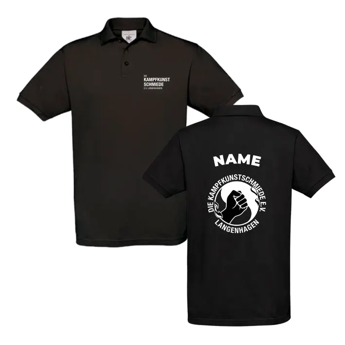 Kampfkunstschmiede Polo Safran (Black)