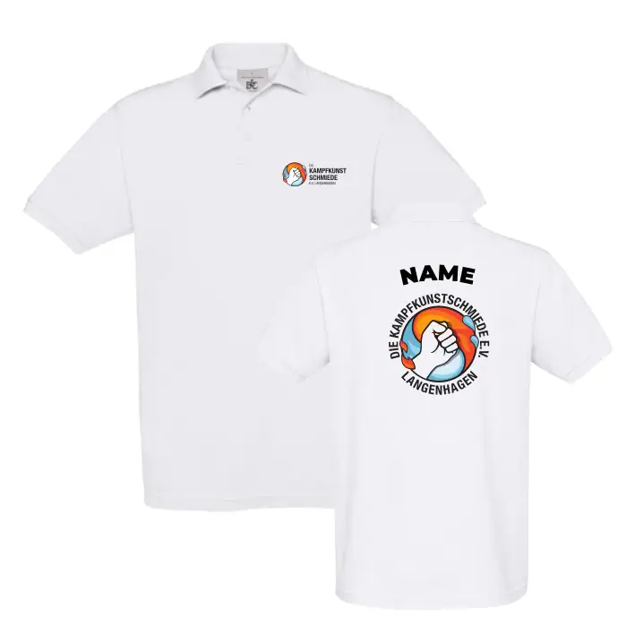 Kampfkunstschmiede Polo Safran (White)