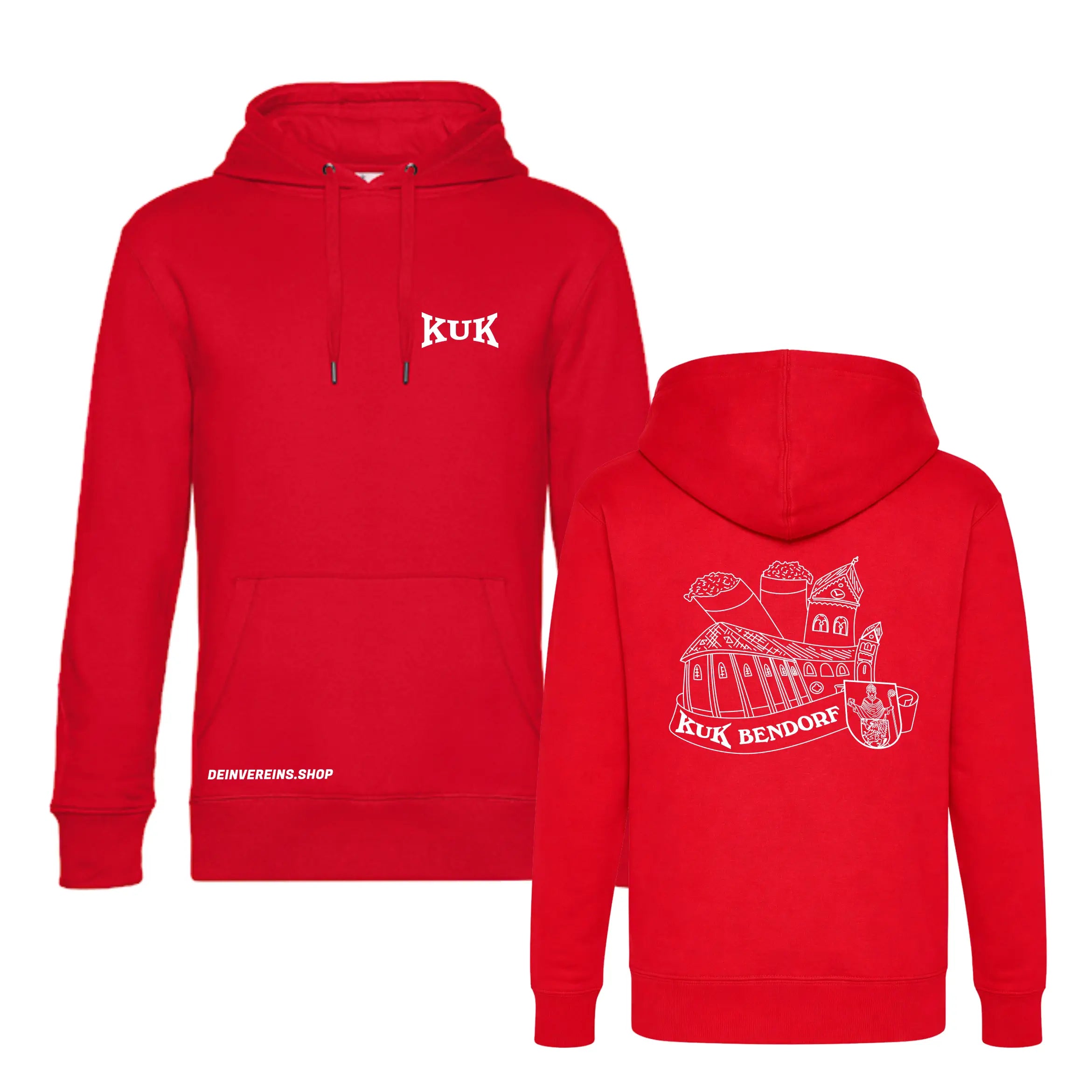 KUK Hooded Sweat (Red)