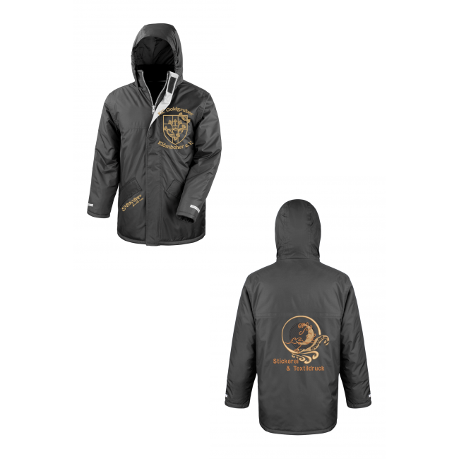 KIDS Core Winter Parka KC Goldgruber Klömbcher bestickt