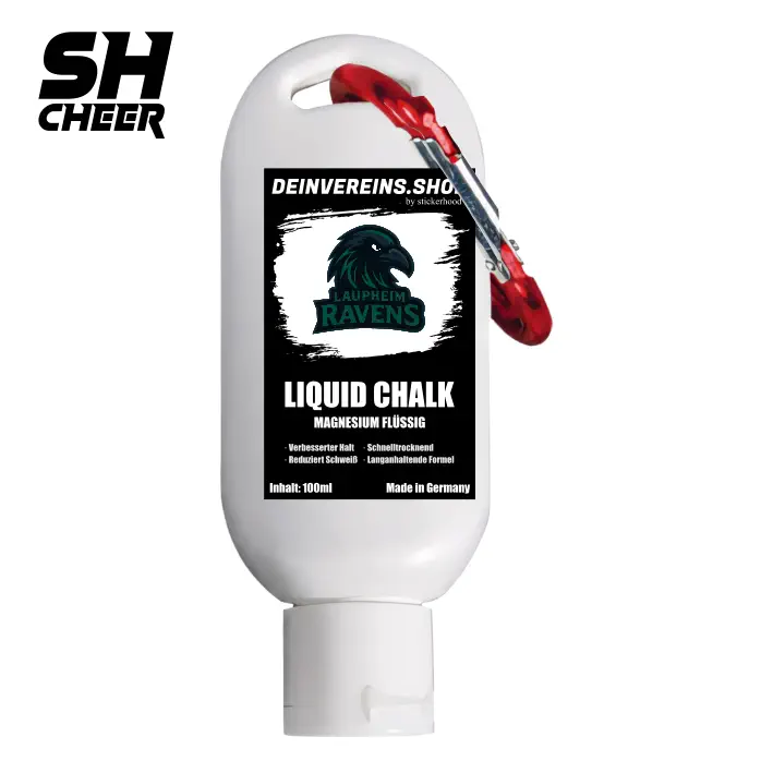 Laupheim Ravens SHCheer Liquid Chalk Flüssigkreide 100ml mit Karabiner