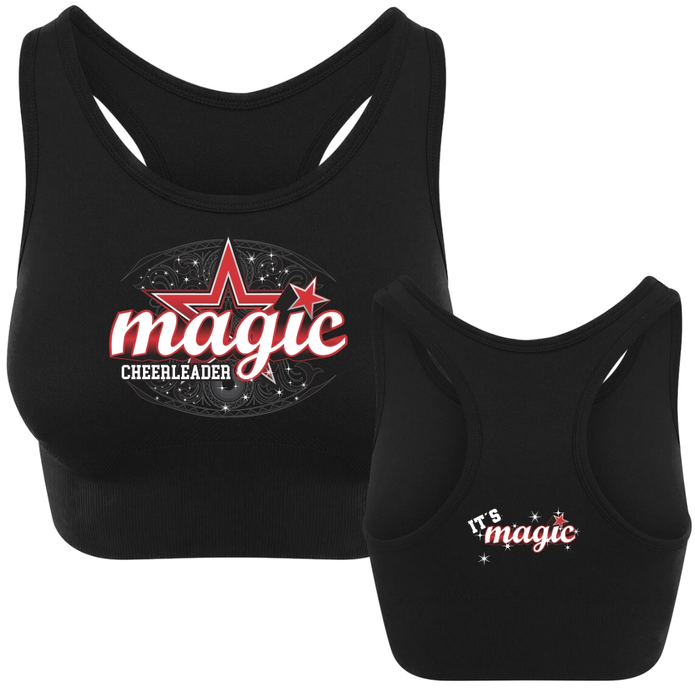 Magic Cheer Sporttop/Bra (Black)
