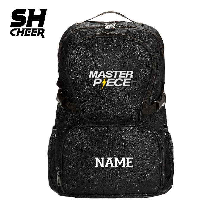 Masterpiece Coaching SHCheer Glitter Backpack (Black)