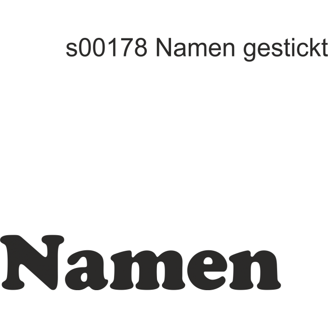 Namen gestickt für Gülser Husaren
