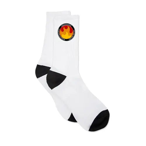 Obsidians Socken (Weiss/Schwarz)