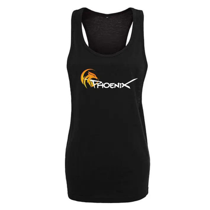 Phoenix Cheer Ladies Loose Tank (Black)