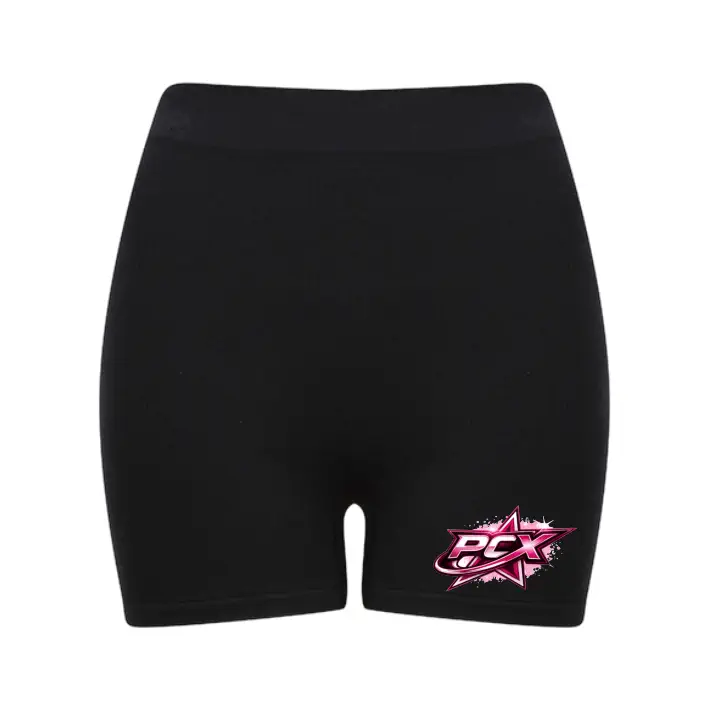 Pink Cheer X-Treme Seamless Shorts (Jet Black)