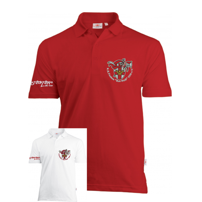 MEN Basic Polo Uniwear bestickt KK Funken