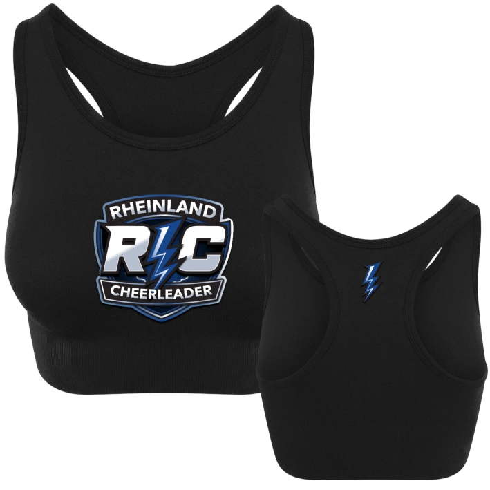 Rheinland Cheerleader Sporttop/Bra (Black)