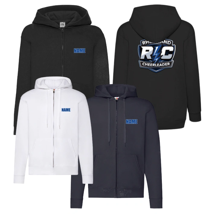 Rheinland Cheerleader Hooded Jacke (Black/White/Navy)