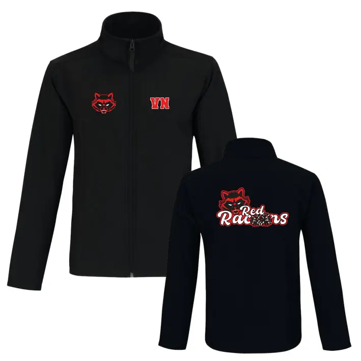 Red Racoons Softshelljacke (Black/Black)