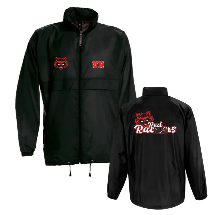 Red Racoons Regenjacke - Black