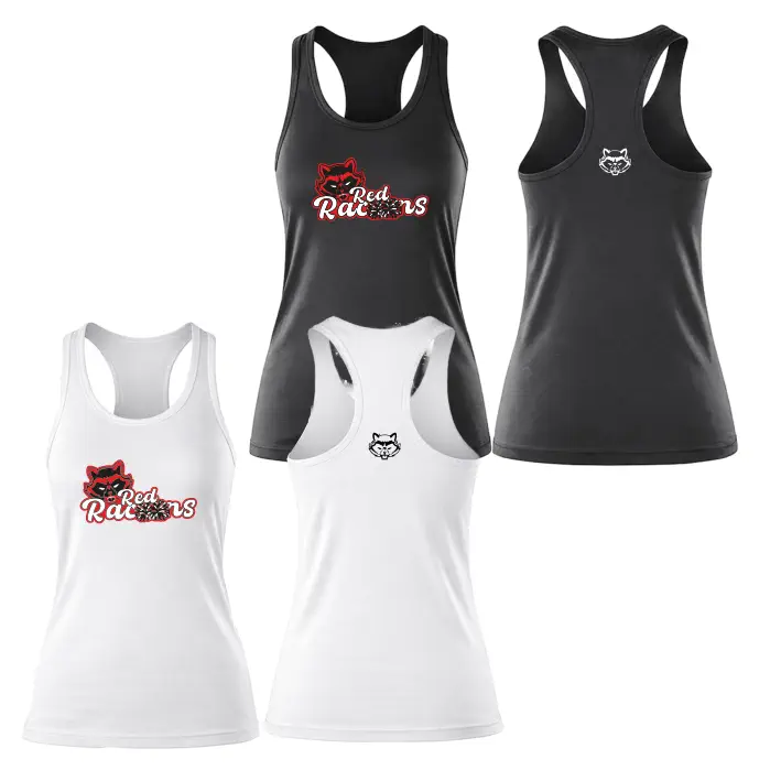 Red Racoons Woman´s Impact Top (Black/White)