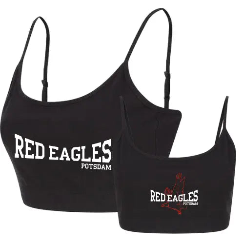 Red Eagles Cropped Top (Black)
