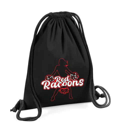 Red Racoons Pombag (Black)