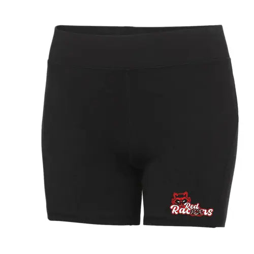 Red Racoons Pro Shorts (Jet Black)