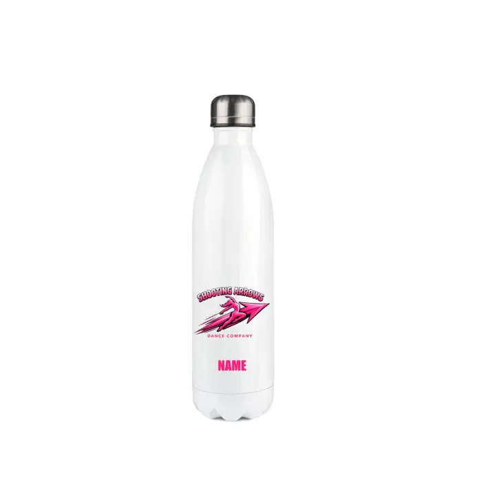 Shooting Arrows Dance Company Trinkflasche (White)