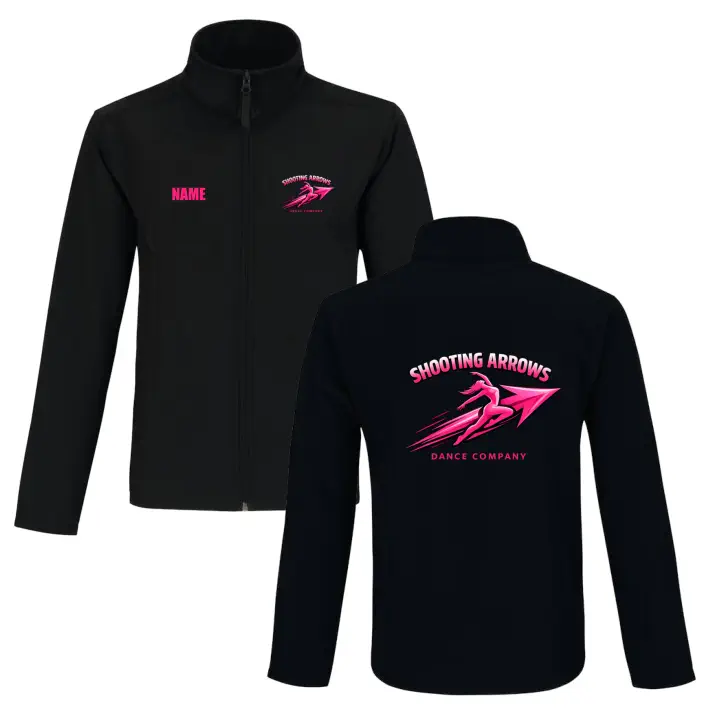 Shooting Arrows Dance Company Softshelljacke (Black/Black)