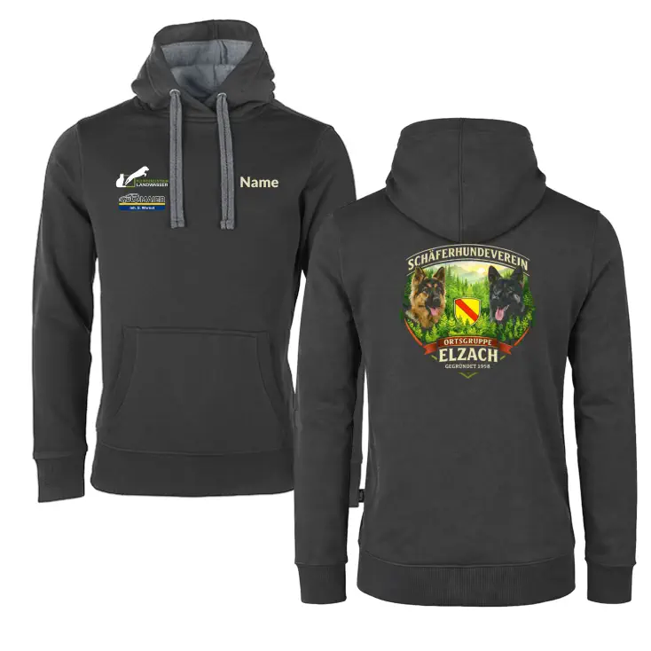 Schäferhundeverein Elzach Hoodie (Dark Grey)