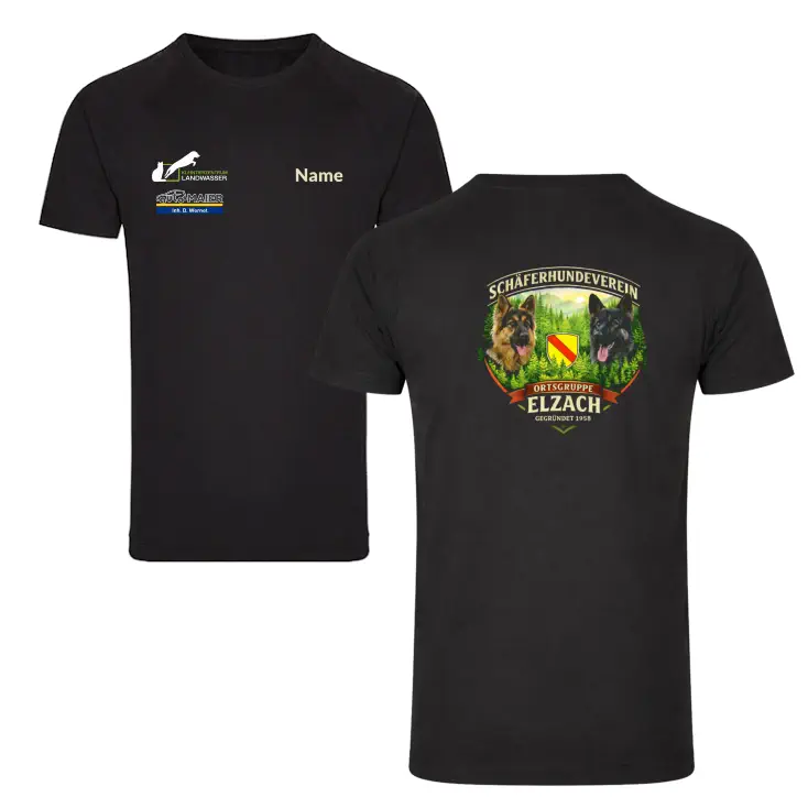 Schäferhundeverein Elzach Shirt (Black)