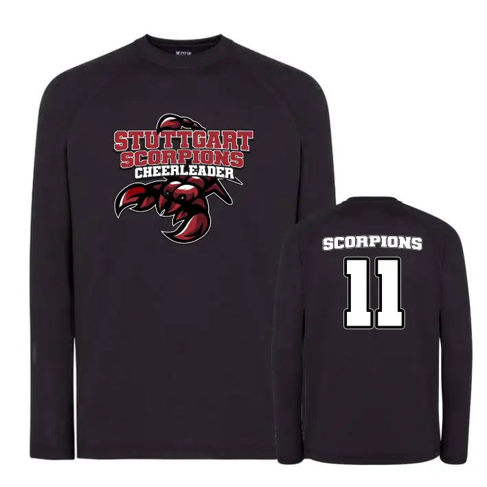 Stuttgart Scorpions Cheerleader Longsleeve (Black)