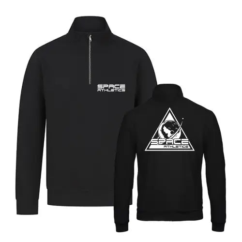 Space Athletics Half Zip Sweatshirt (Black)