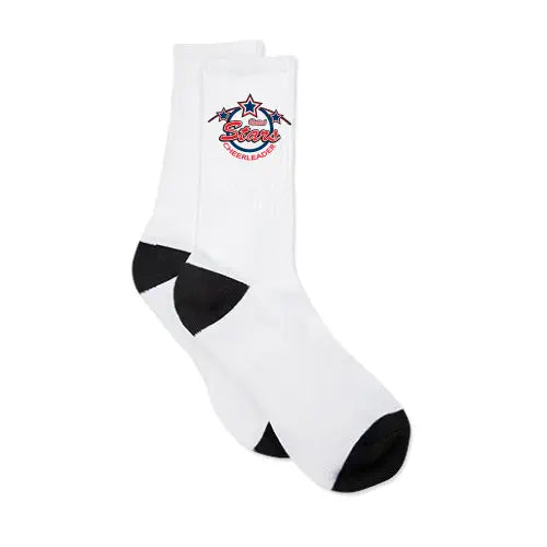 Stars Socken (Weiss/Schwarz)