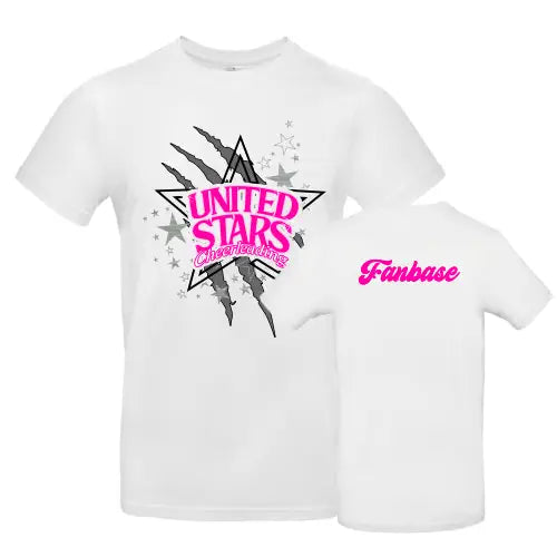 United Stars Cheerleading Fan-Shirt (White)