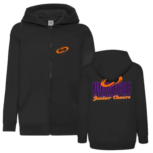 Universe Junior Cheer Hooded Sweatjacke (Black)