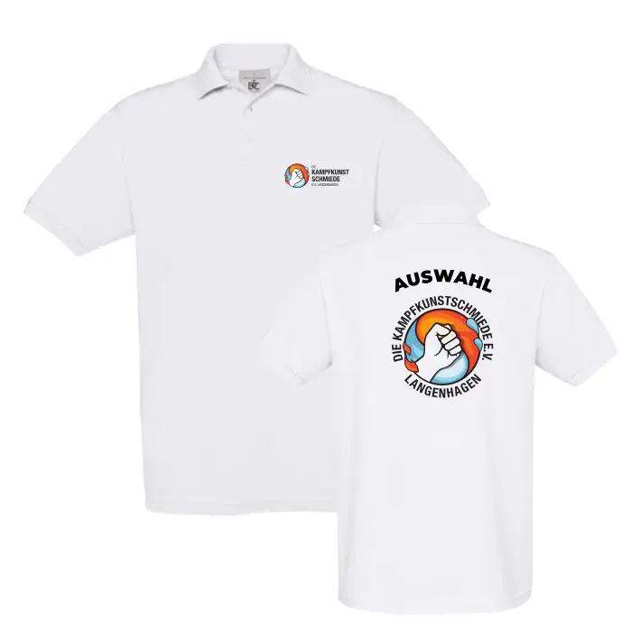Kampfkunstschmiede VIP Polo Safran (White)
