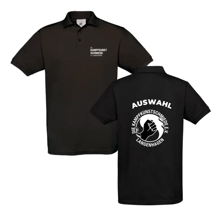 Kampfkunstschmiede VIP Polo Safran (Black)