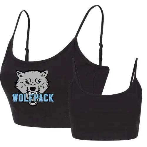 Wolfpack Cropped Top (Black)