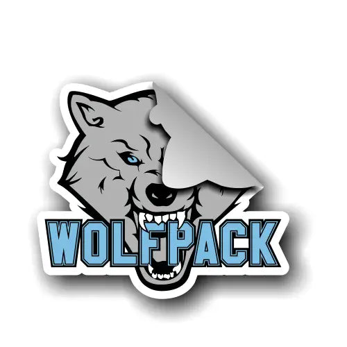 Wolfpack Sticker 10CM (5x)