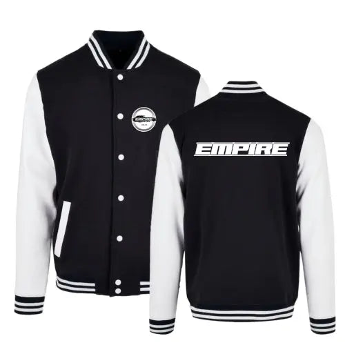 Empire Collegejacke (Jet Black/White)