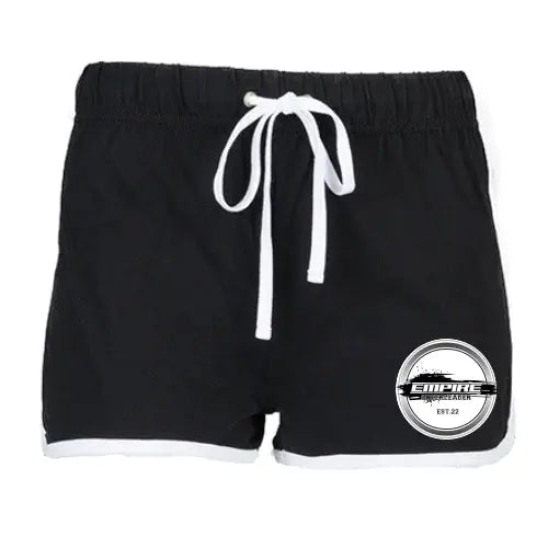 Empire Retro Shorts (Black/White)